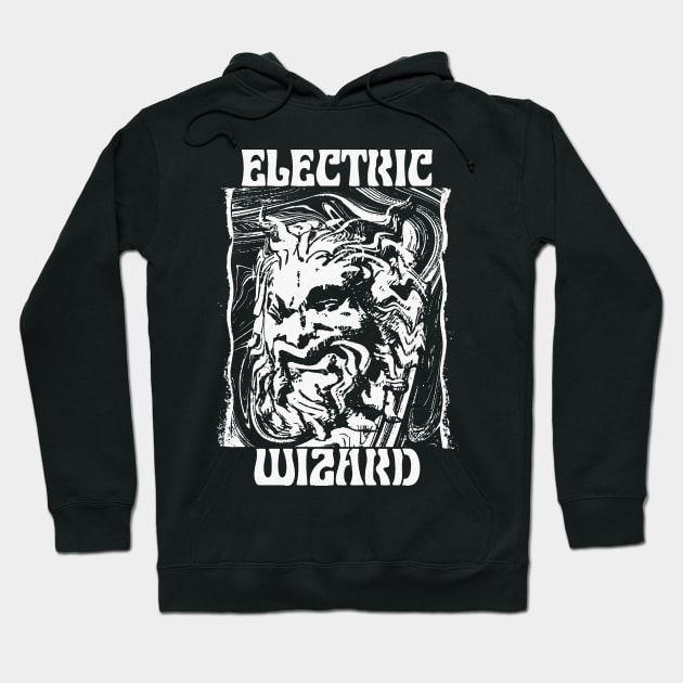 Electric Wizard Trippy Hoodie by Wave Of Mutilation